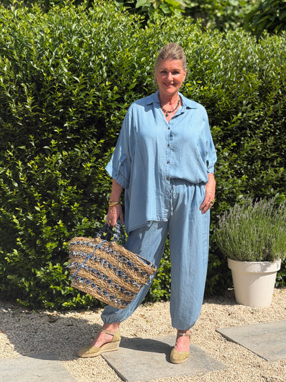 ELENA Jeans Blouse