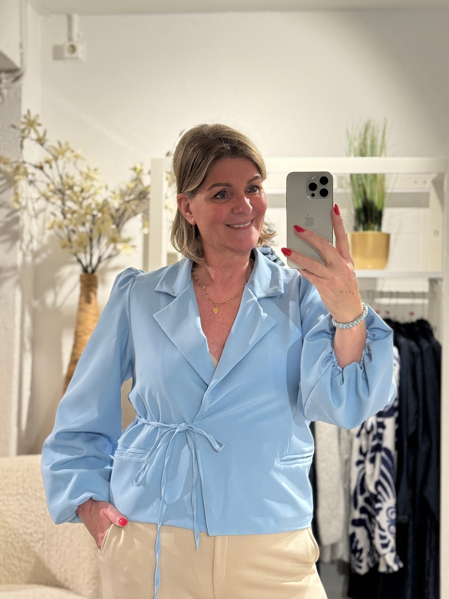 Naomi Blazer - Blauw