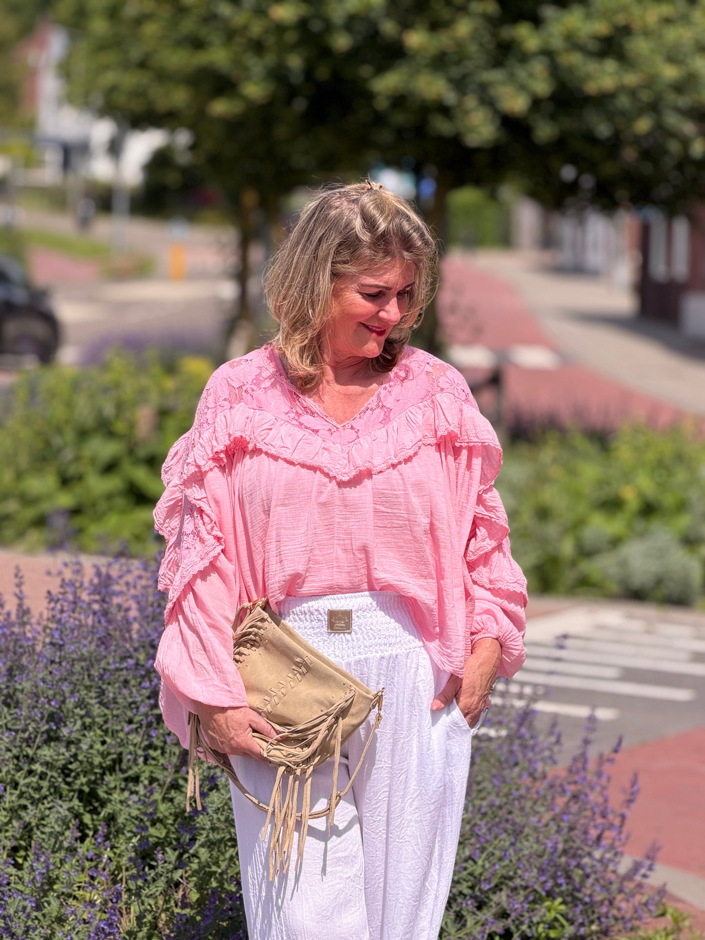 VIONA BLOUSE - ROZE