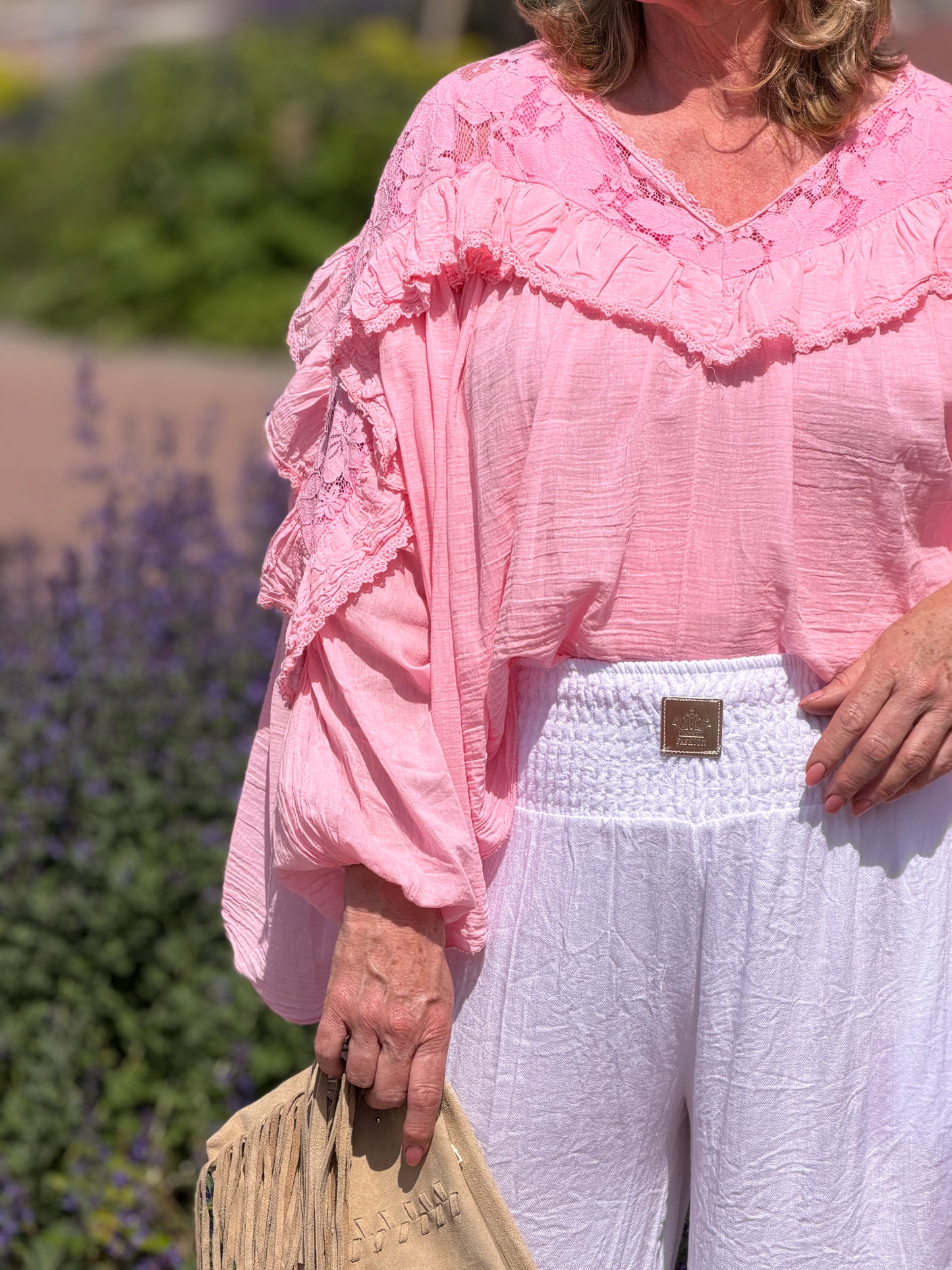 VIONA BLOUSE - ROZE