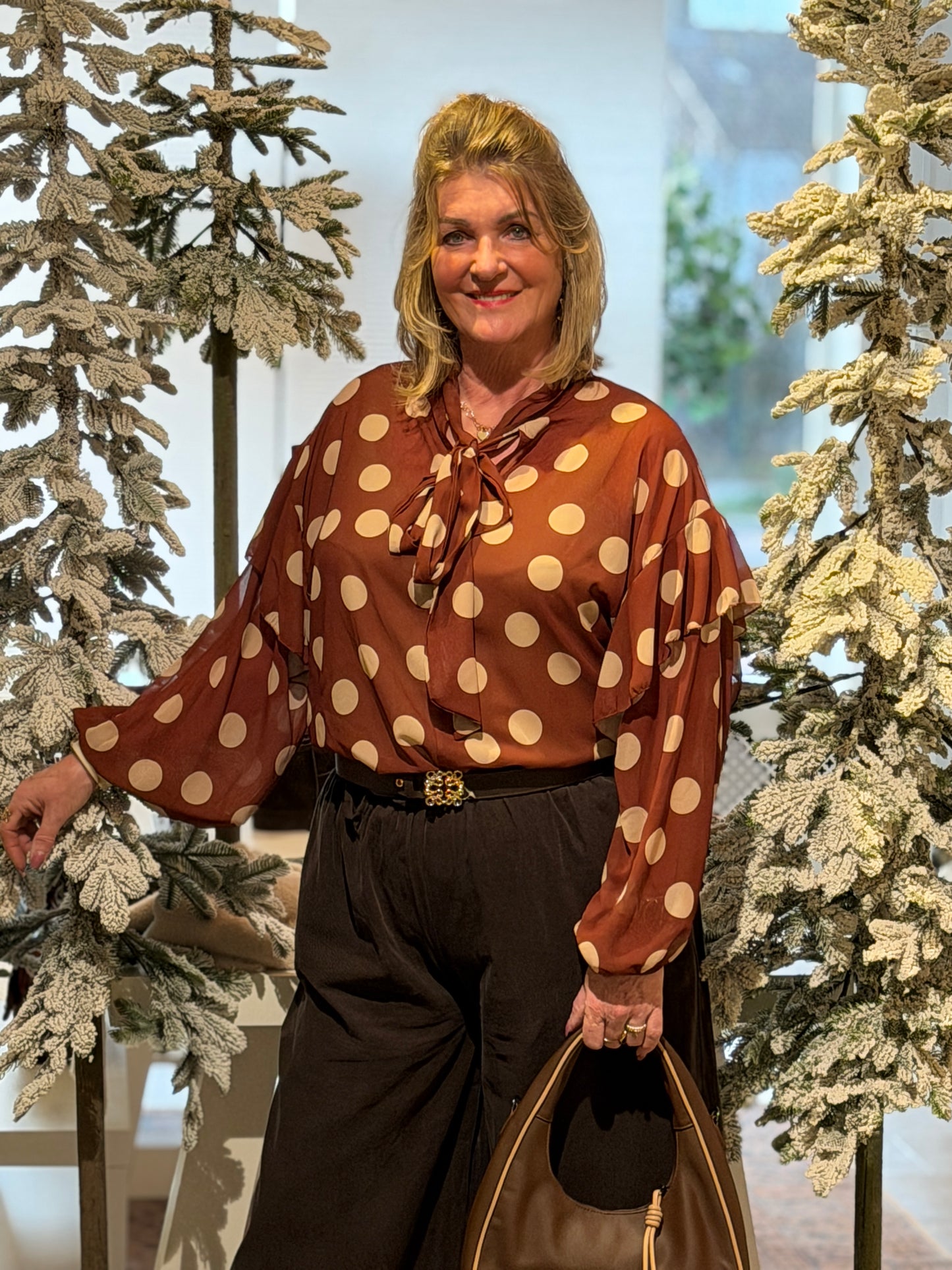 POLKA Blouse - Camel