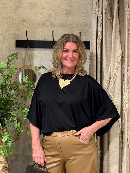 CARO SHIRT - ZWART