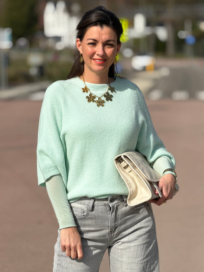 UNI MESH  Top - groen