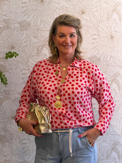 DOTS Blouse - Roze