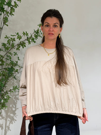INEZ SHIRT - BEIGE