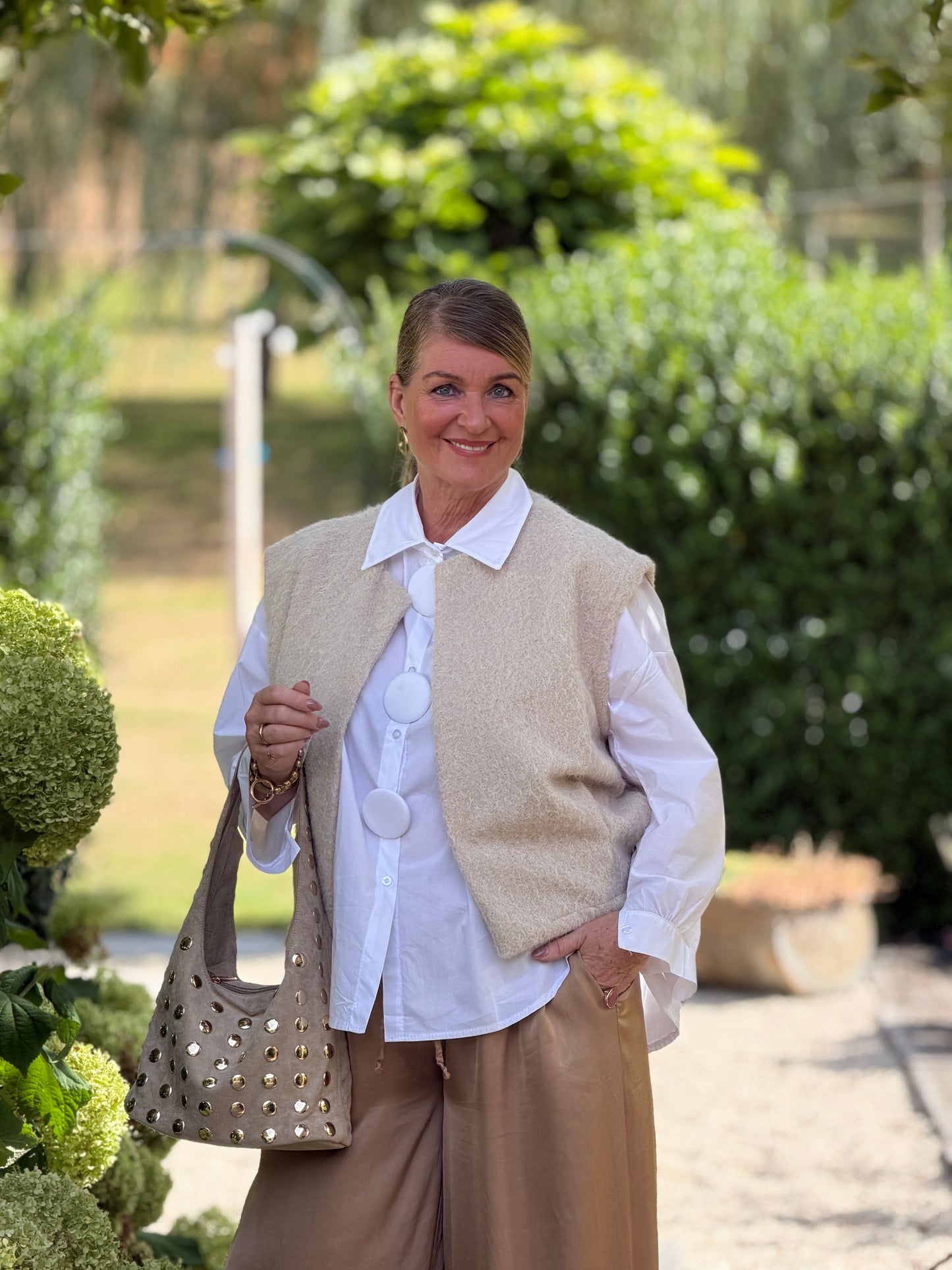 BOTON BLOUSE - WIT