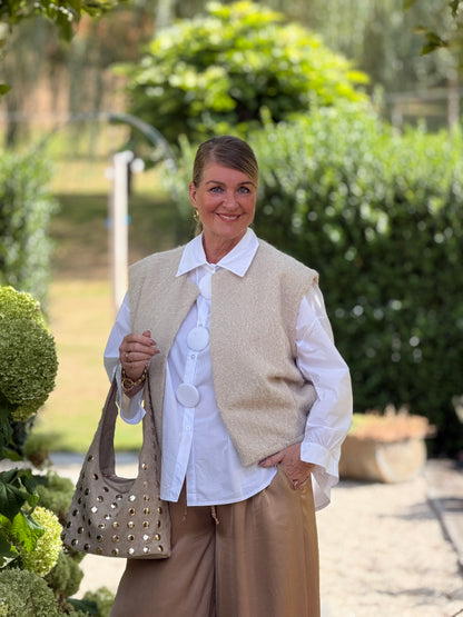 BOTON BLOUSE - WIT