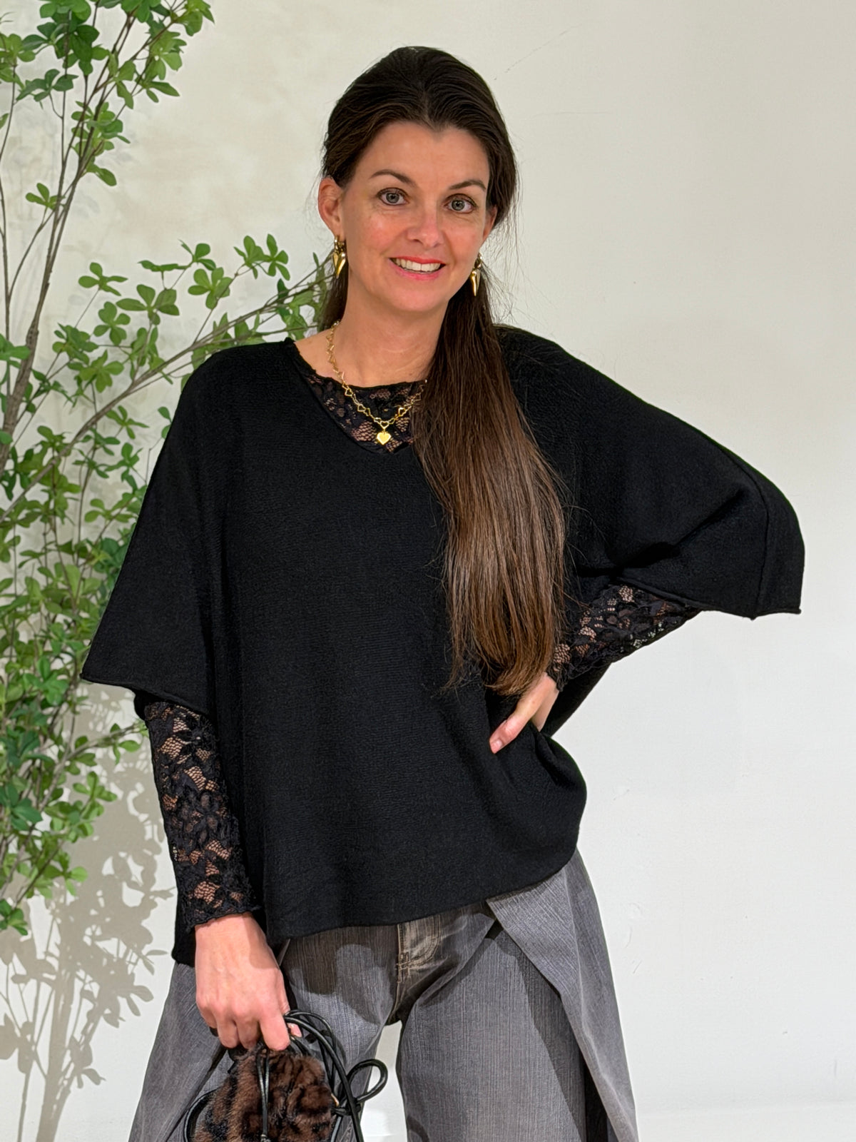 BASICO SHIRT -ZWART