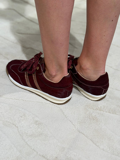 MOXIE SNEAKER - BORDEAUX