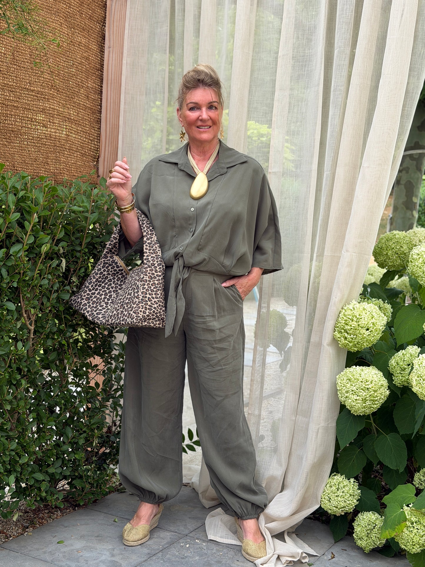 NOÉMI BLOUSE - GROEN