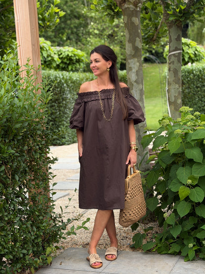 SAND TROPEZ JURK - BRUIN