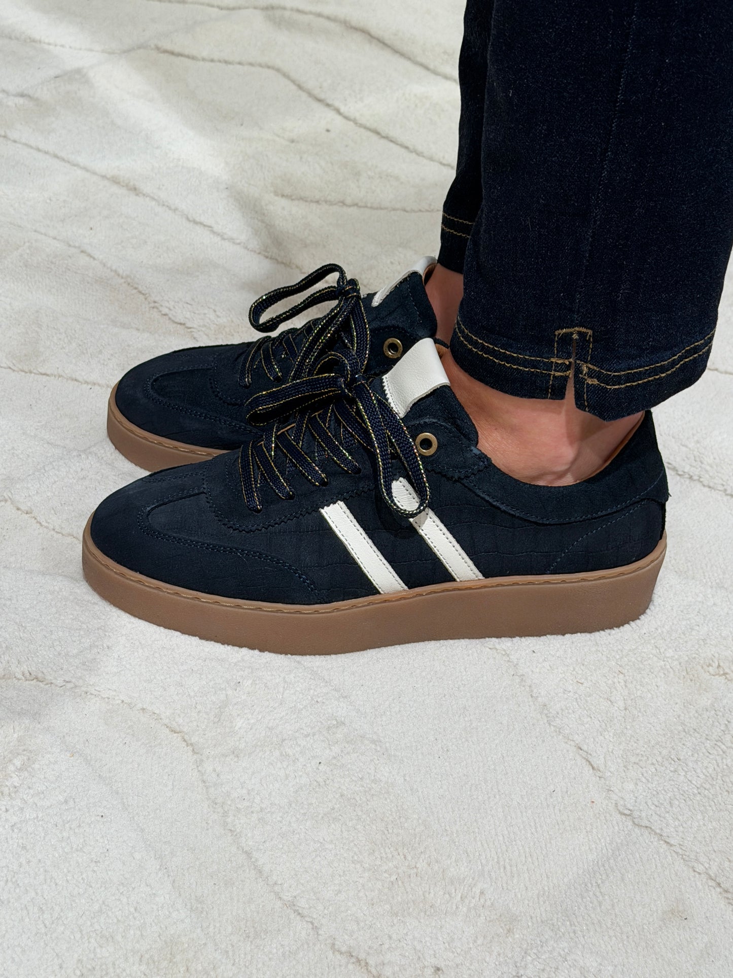 NYNKE  SNEAKER BLAUW