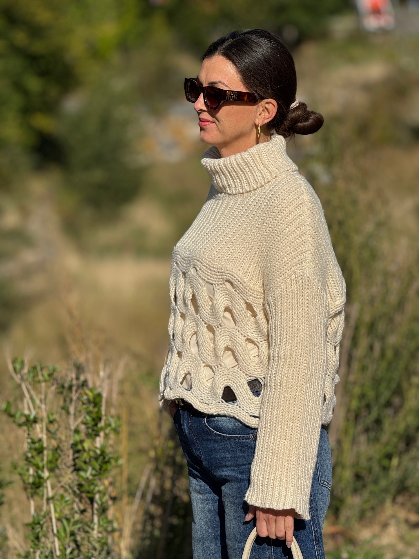 SARA Trui - Offwhite