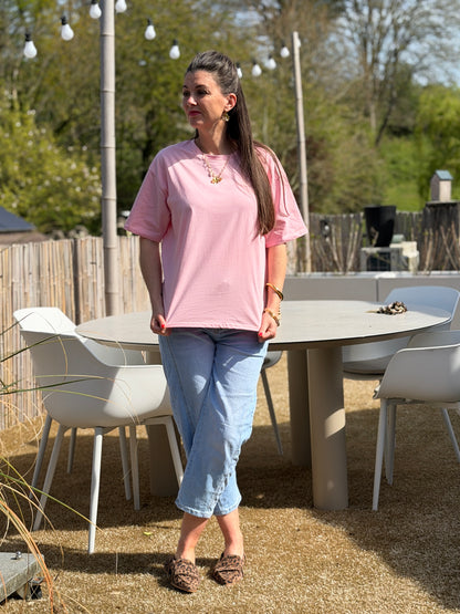 BASIC SHIRT - Roze