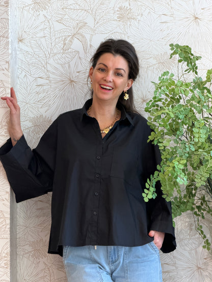 BACKY Blouse - Zwart