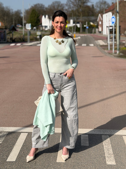 UNI MESH  Top - groen