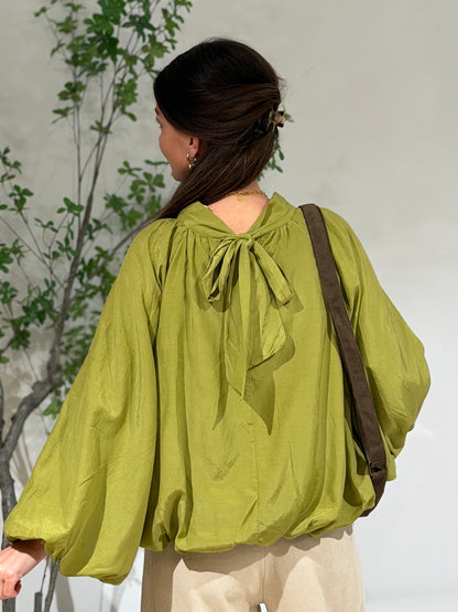 POSA  BLOUSE - GROEN