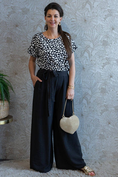 PANTER SHIRT - ZWART