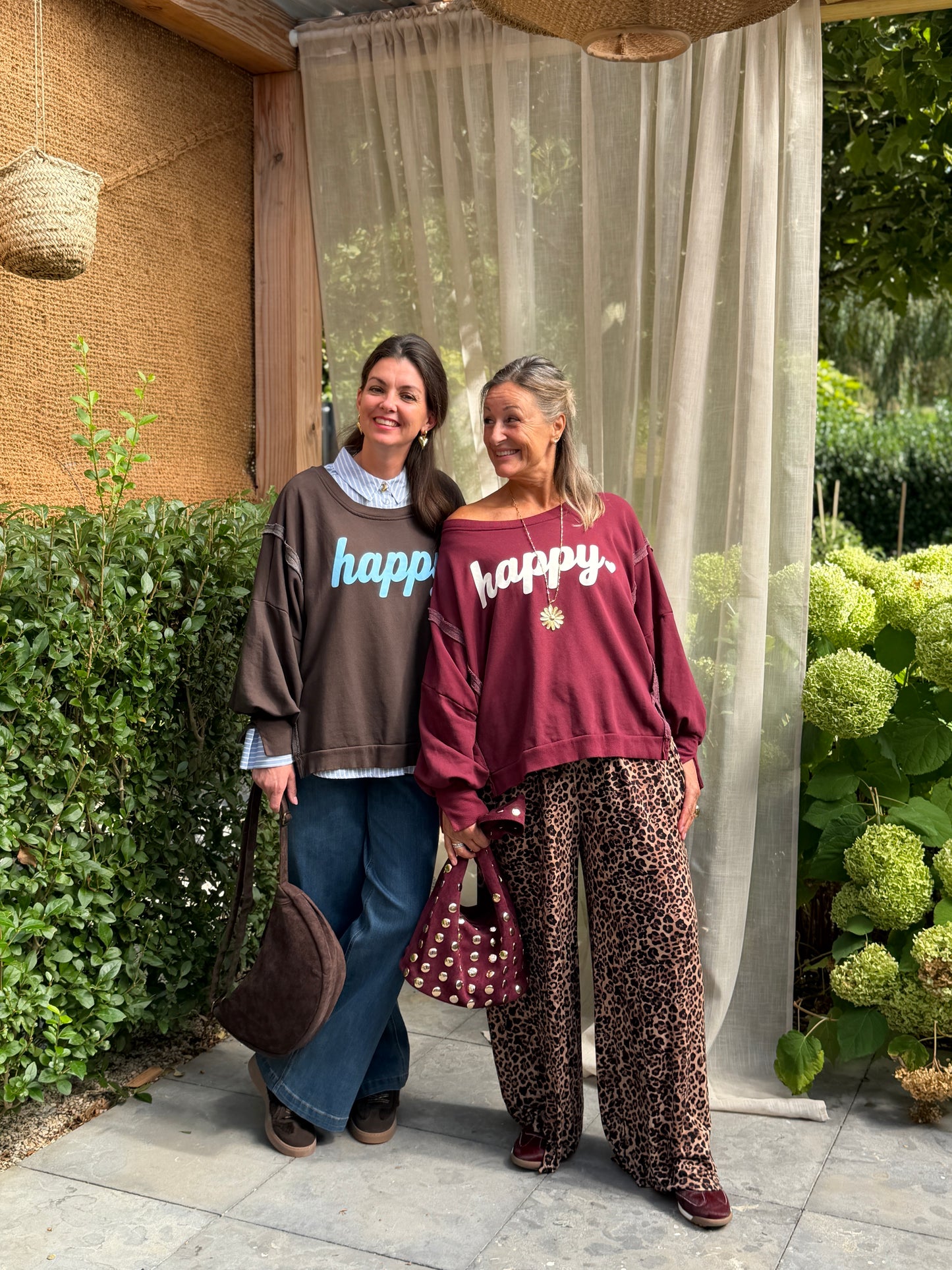 HAPPY SWEATER - BORDEAUX