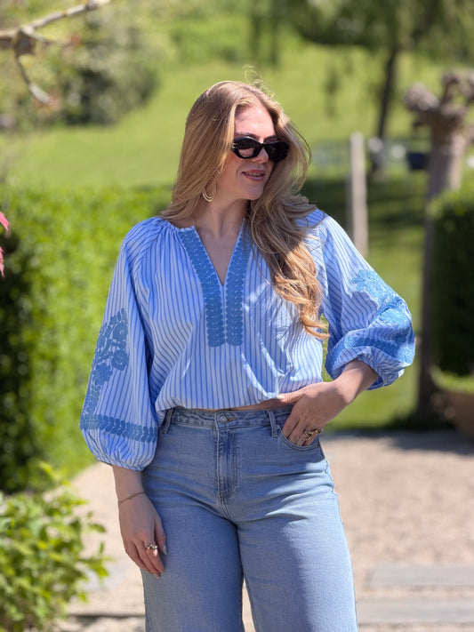 ALUNA Blouse - Blauw