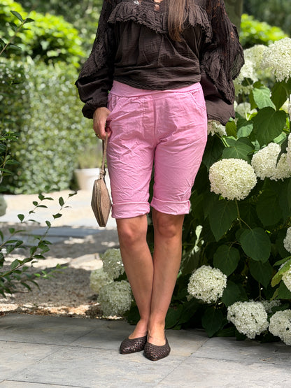SUPER STRETCH BERMUDA - ROZE
