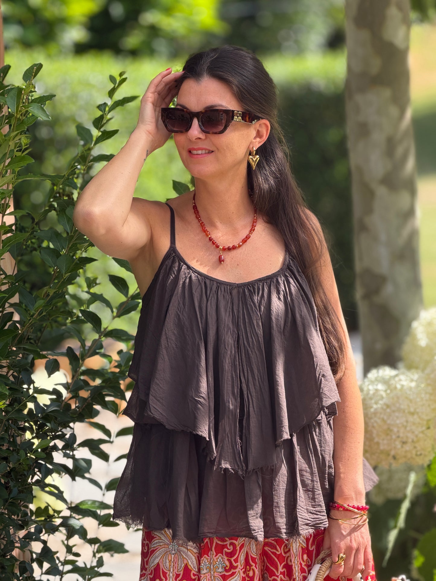 SOPHIE RUFFLE TOP