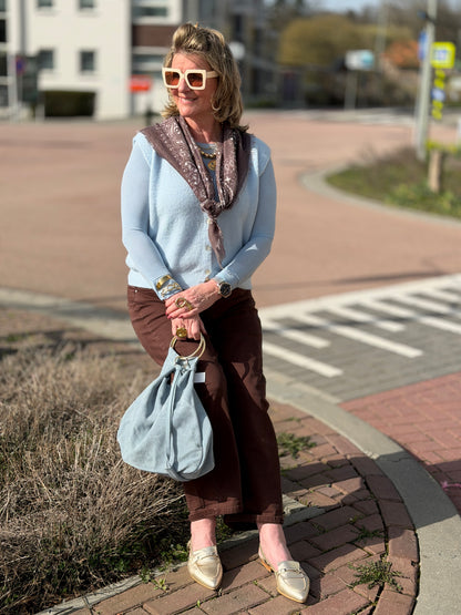 UNI MESH  Top -Blauw