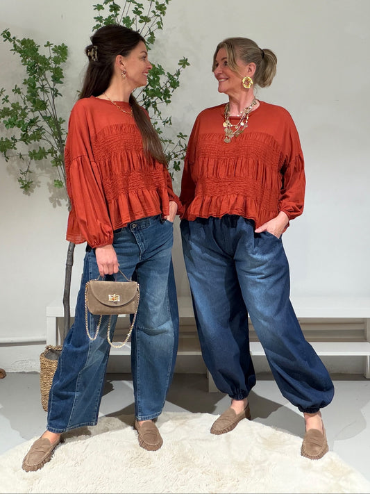 VALERIE SHIRT - BRIQUE