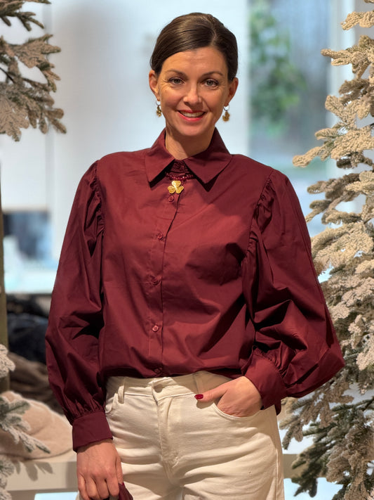 NOA Blouse - Bordeaux