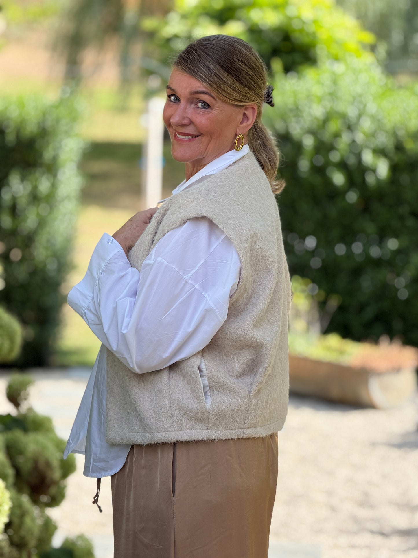 ELENA GILET - BEIGE