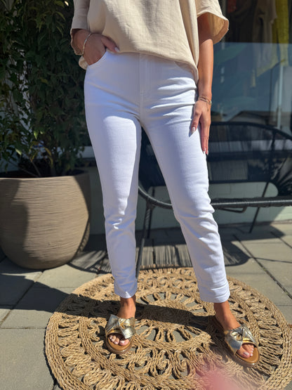 Toxik Mom Jeans - Wit