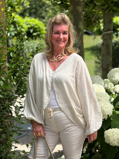 LENI BLOUSE - BEIGE