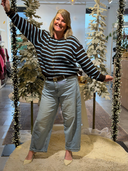 LILI STRIPE VEST - Blauw