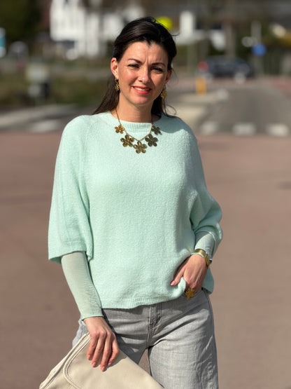 UNI MESH  Top - groen