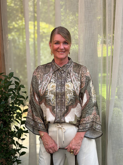 MANDELA BLOUSE - GROEN