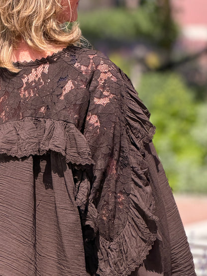 VIONA BLOUSE - BRUIN