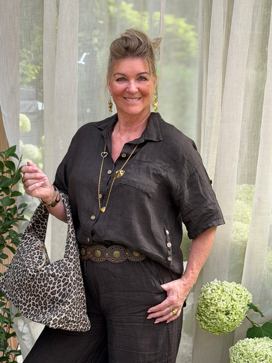 BELA BLOUSE - BRUIN