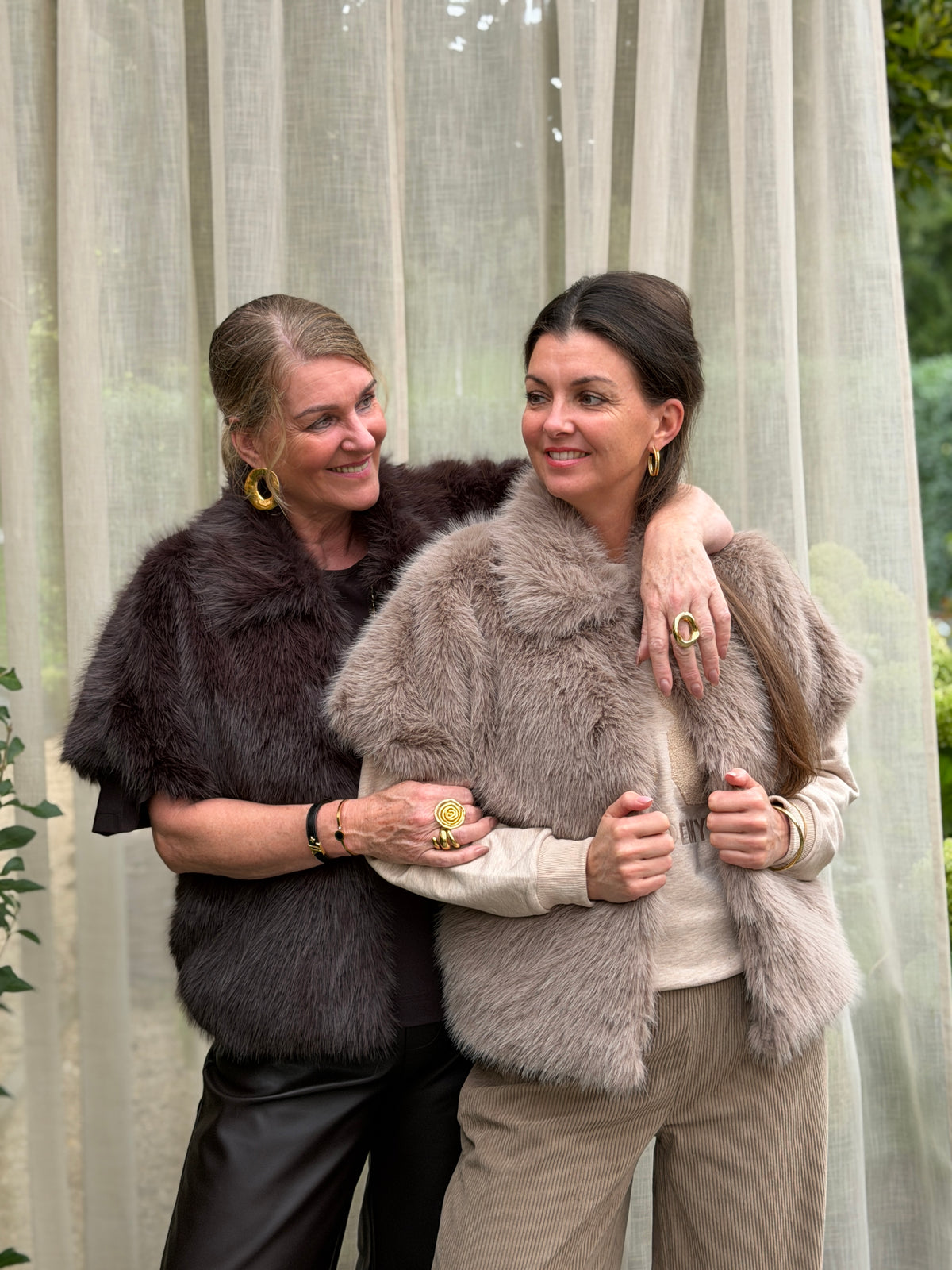 JENNA GILET - TAUPE