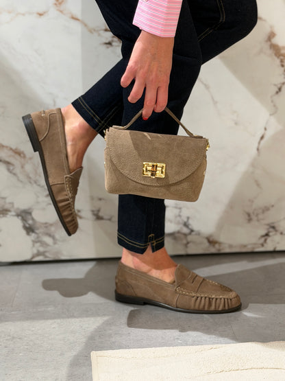 AGNES LOAFER - TAUPE