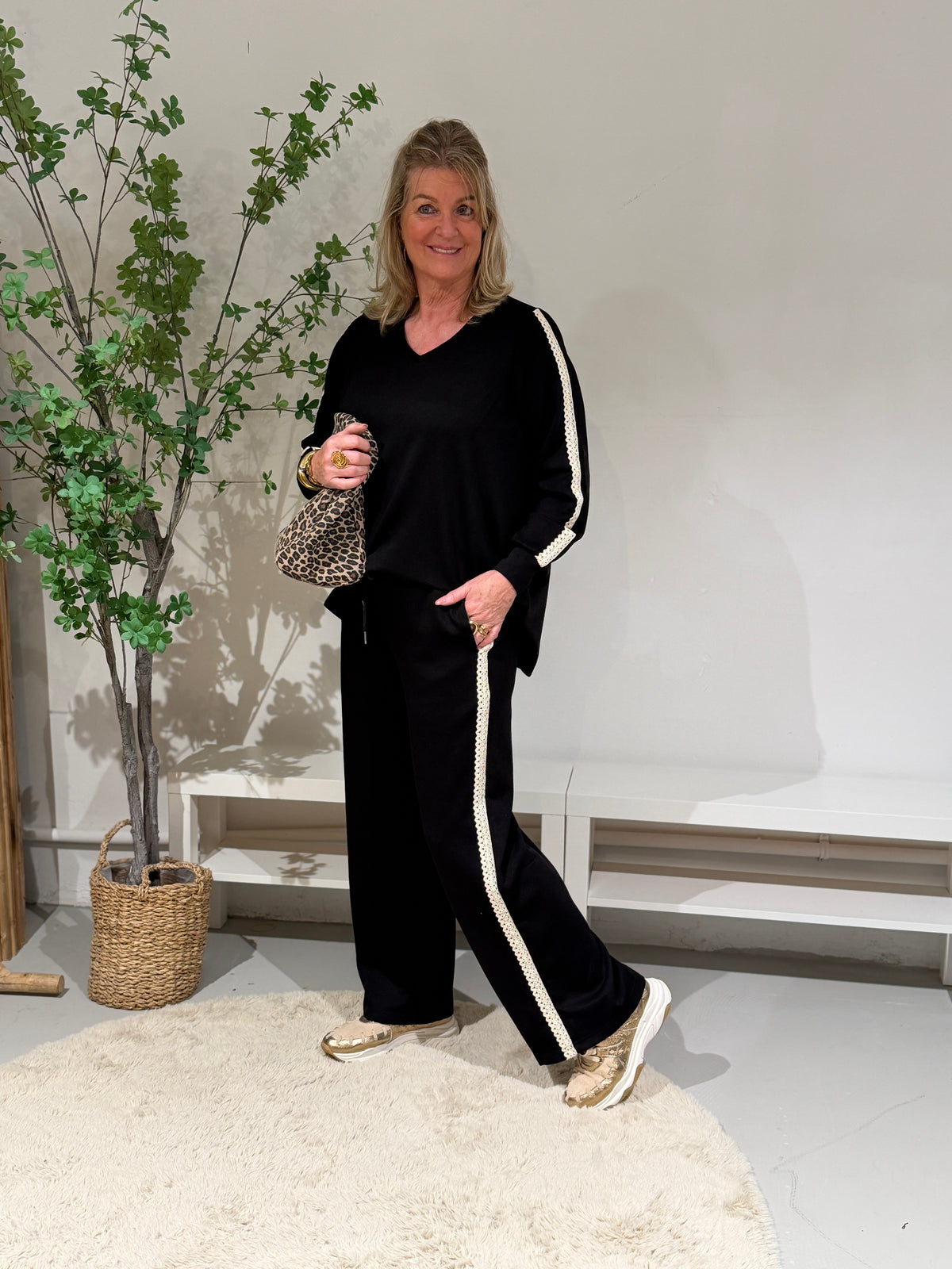 TWINSET MYMY - ZWART