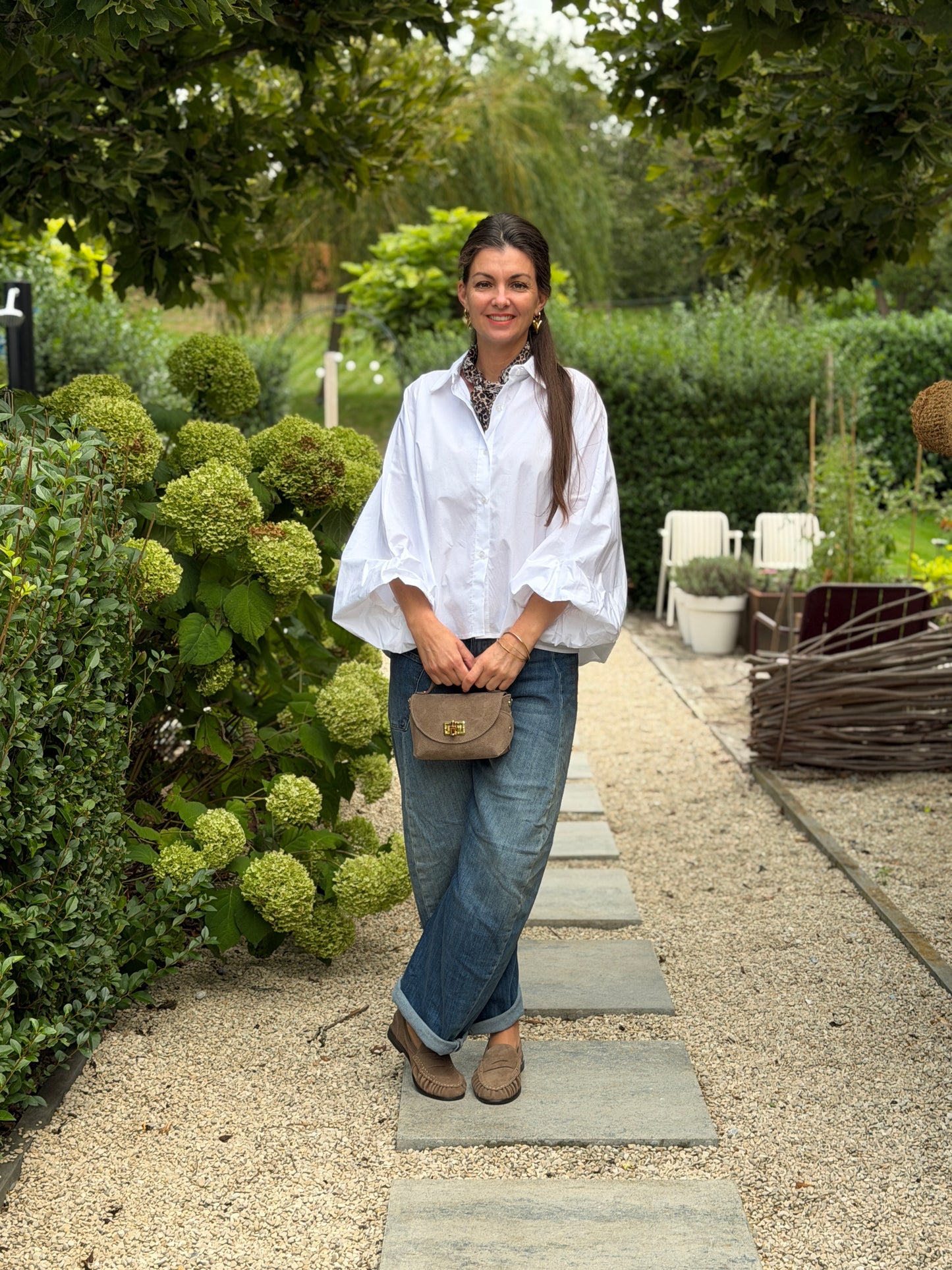 BALI BLOUSE PLUS - WIT