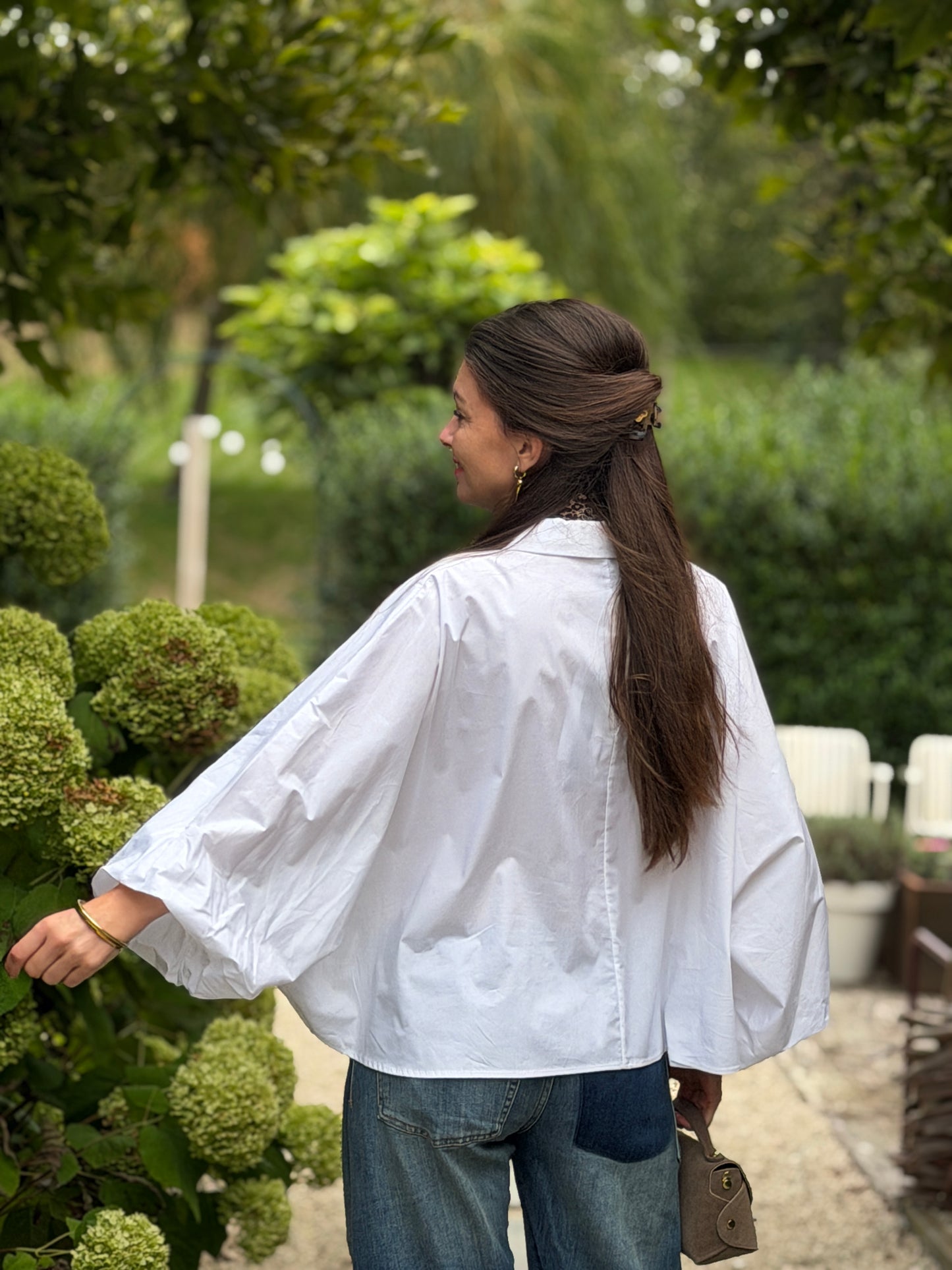 BALI BLOUSE PLUS - WIT