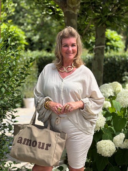 LENI BLOUSE - BEIGE