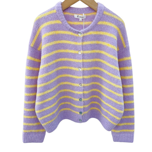 LILI STRIPE VEST - Lila