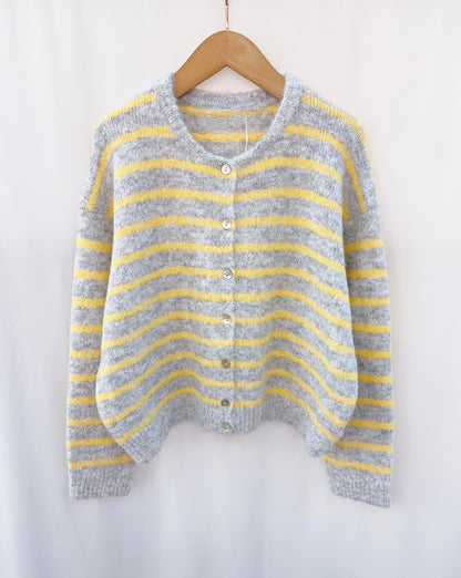 LILI STRIPE VEST - Grijs