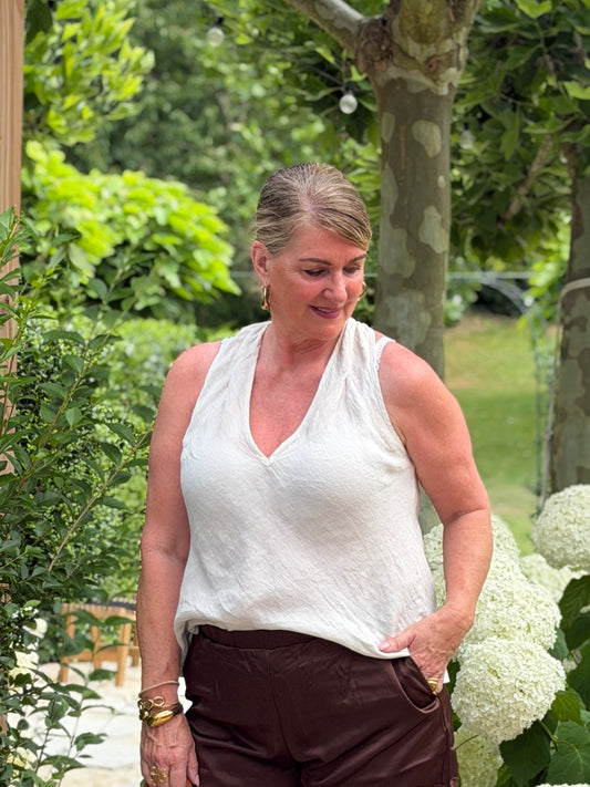LINNEN TANK TOP