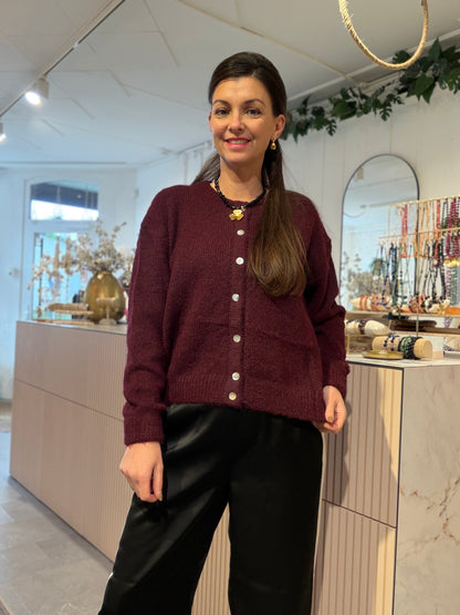 LILI VEST - Bordeaux