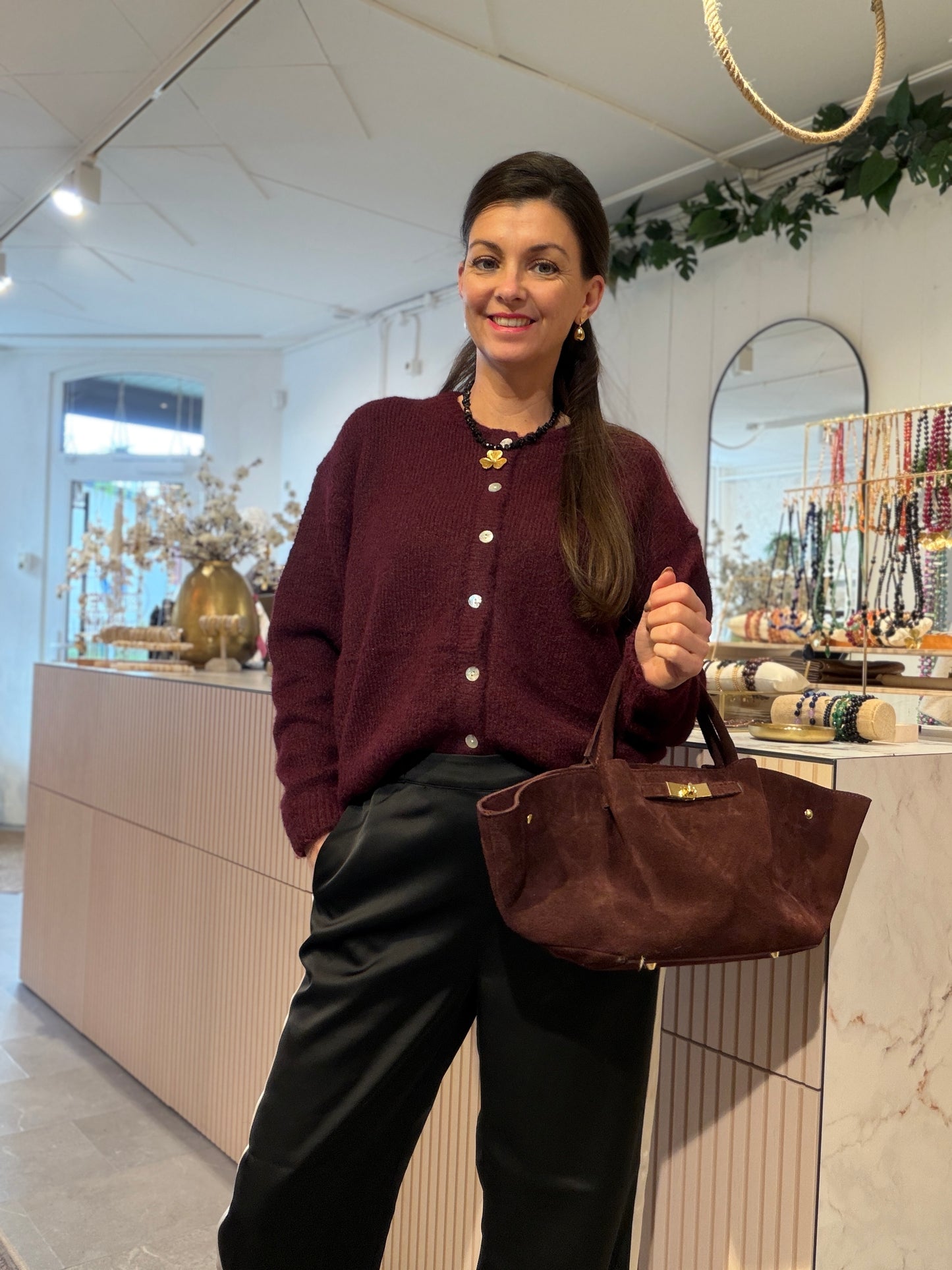 LILI VEST - Bordeaux