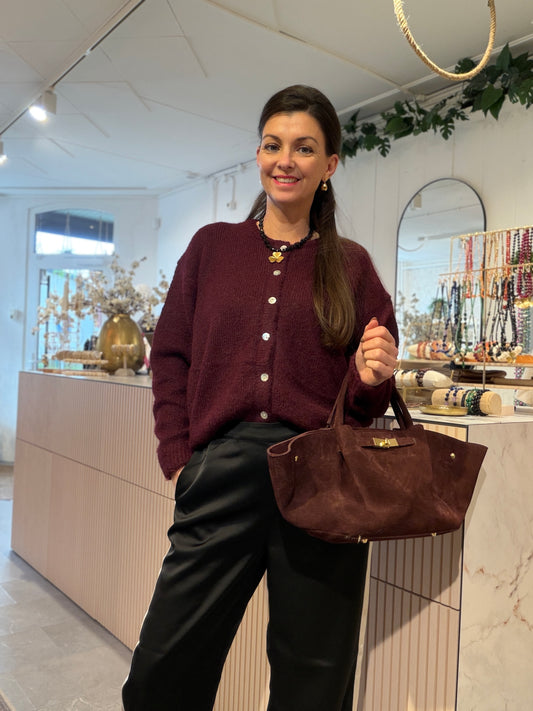 LILI VEST - Bordeaux