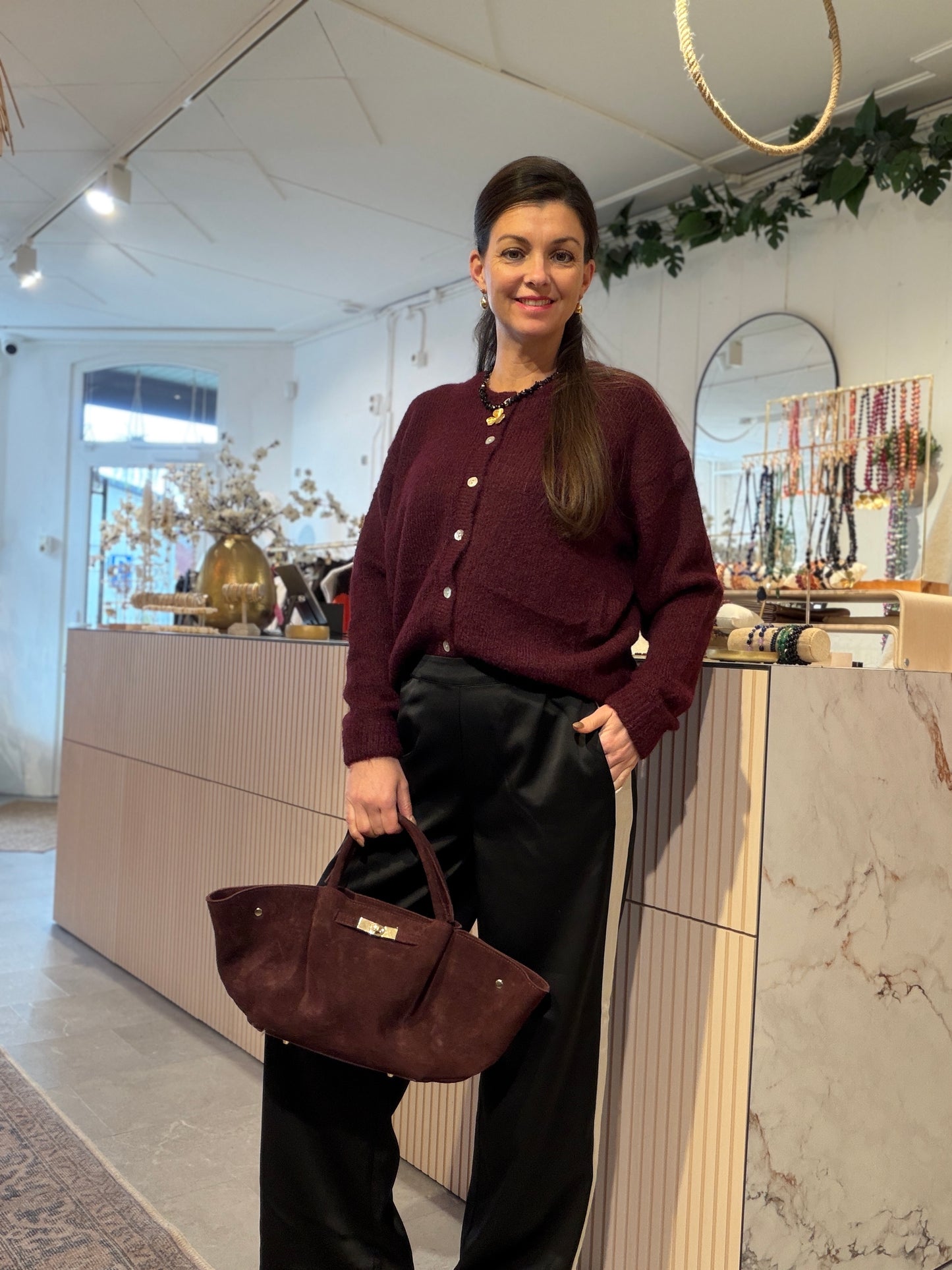 LILI VEST - Bordeaux